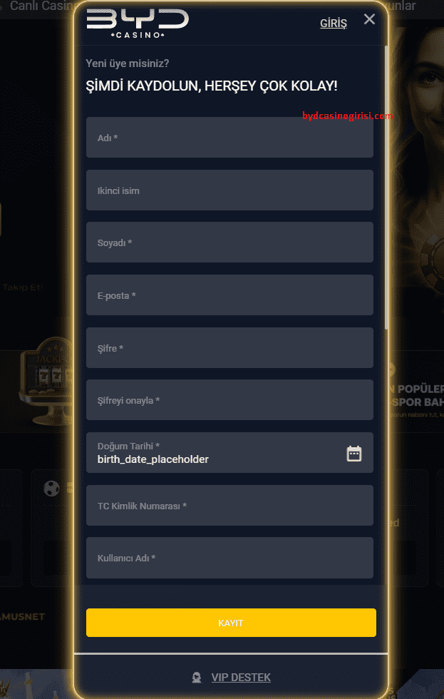 bydcasino güncel giriş